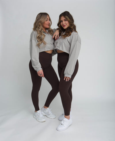 Cozy Breeze Cropped Hoodie