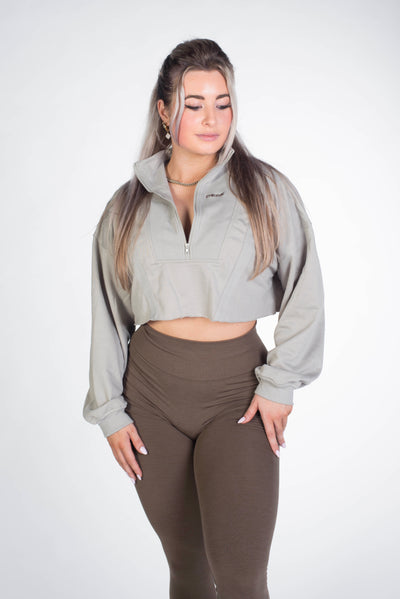 Cozy Breeze Cropped Hoodie